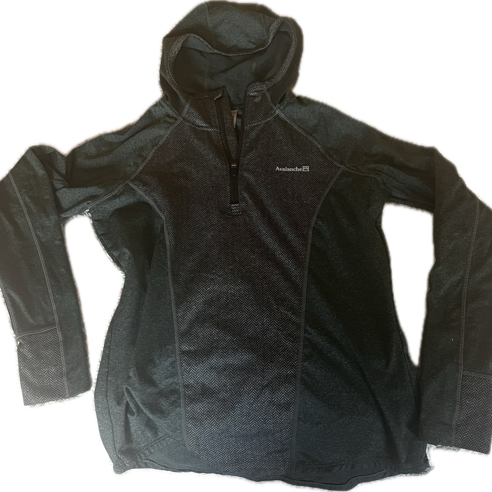Avalanche Dark Green Hooded Pull Over